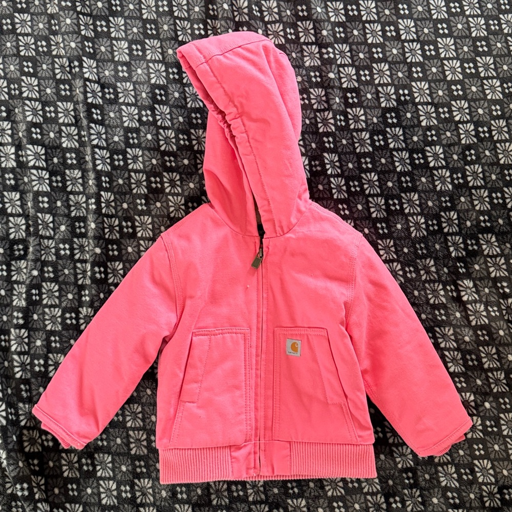 Kids Sherpa Lined Carhartt Coat